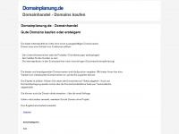 domainplanung.de Webseite Vorschau