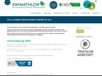 swimathlon.de Webseite Vorschau