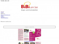 bibi-am-see.de Webseite Vorschau