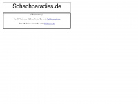 schachparadies.de Webseite Vorschau
