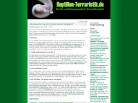 reptilien-terraristik.de Webseite Vorschau