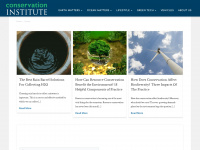 conservationinstitute.org Webseite Vorschau