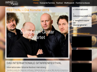guitar-festival.com Webseite Vorschau