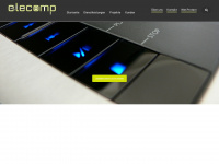 elecomp.ch Webseite Vorschau