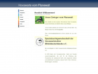 planewall.de Webseite Vorschau