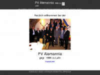 pv-alemannia.de Webseite Vorschau