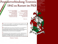 pv-teutonia.org Webseite Vorschau
