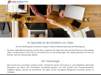 webintegration.at Webseite Vorschau