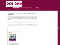 stiftung-gssg.org Webseite Vorschau