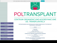 poltransplant.org.pl Webseite Vorschau