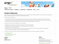 argev.ch Webseite Vorschau