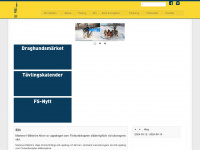 draghundsport.se Webseite Vorschau