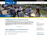 cammp.rwth-aachen.de Webseite Vorschau