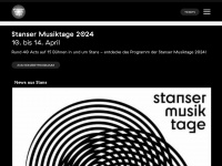 stansermusiktage.ch Webseite Vorschau