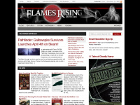 flamesrising.com Webseite Vorschau