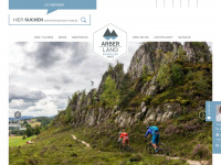 mountainbiken.arberland-bayerischer-wald.de Webseite Vorschau