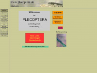 plecoptera.de Webseite Vorschau