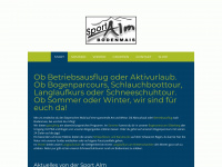 sport-alm-bodenmais.de Webseite Vorschau