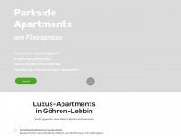fleesensee-apartments.eu Webseite Vorschau
