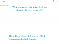 jobcenter-bochum.de Webseite Vorschau