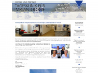 tagesklinik-fuer-implantologie.de Webseite Vorschau
