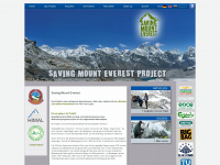 savingmounteverest.org Webseite Vorschau