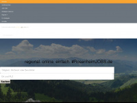 rosenheimjobs.de Webseite Vorschau