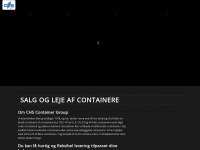 chs-container.dk Webseite Vorschau