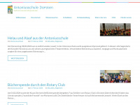 antoniusschule-dorsten.de Webseite Vorschau