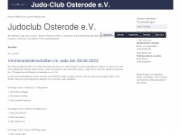 judoclubosterode.de Webseite Vorschau