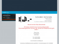 wh-sounddesign.de Webseite Vorschau