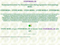 hydromobil.de Webseite Vorschau