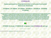 hygienia.de Webseite Vorschau