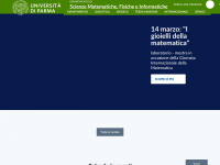 math.unipr.it Webseite Vorschau