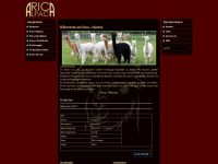arica-alpakas.de Webseite Vorschau