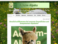 achalm-alpaka.de Webseite Vorschau