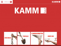 kamm-baut.ch Webseite Vorschau