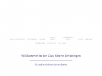 clus-kirche.de Webseite Vorschau