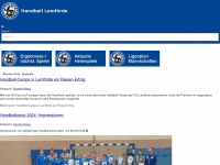handball-lemfoerde.de Webseite Vorschau