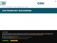 cdu-bockenheim.de Webseite Vorschau