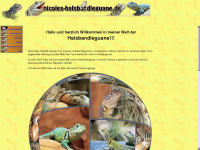 nicoles-halsbandleguane.de Webseite Vorschau