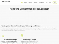 boe-concept.de Webseite Vorschau
