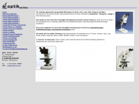 mikroskop-online.de Webseite Vorschau