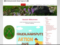 sv-hesel.de Webseite Vorschau