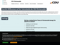 cdu-fuerstenwalde.de Webseite Vorschau