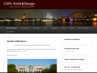 coelln-antik-design.de Webseite Vorschau