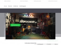 bandshop.se Webseite Vorschau