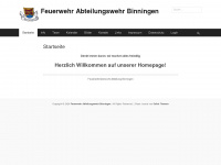 feuerwehr-binningen.de Webseite Vorschau
