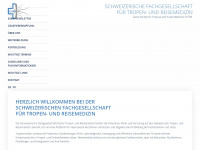 tropenmedizin-fmh.ch Webseite Vorschau
