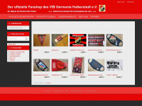 germania-fanshop.de Webseite Vorschau